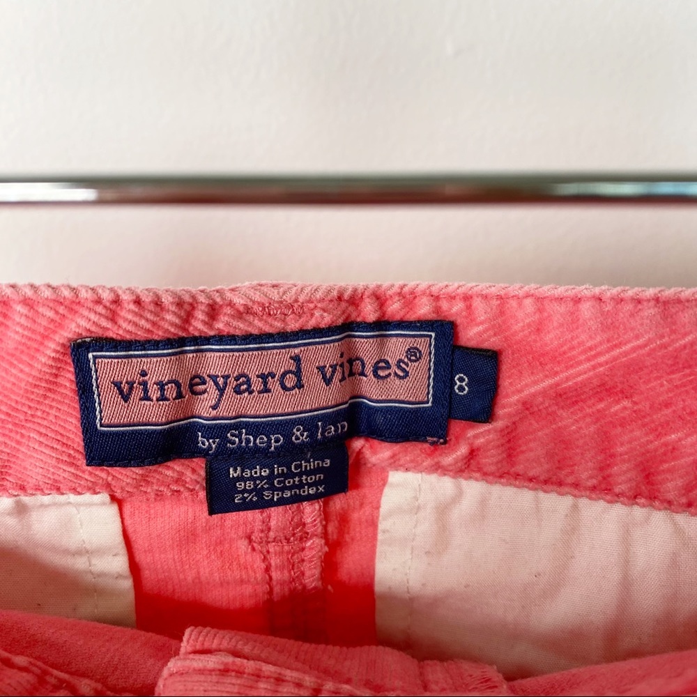 Vineyard Vines Squid Pink Cordoroy Whale Mini Skirt 8 - Picture 5 of 5